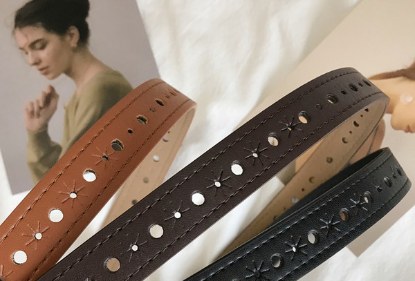 Curea din piele ecologica reglabila