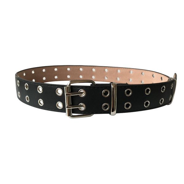 Ženski kožni remen sa lancem - crne boje