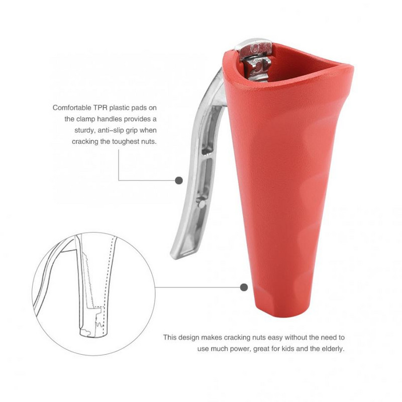 Wonderlife otvarač za ljuske, razbijači oraha, otvarač za orahe, alat za teške uvjete rada, rezač, stezaljka, kliješta, kuhinjski pribor