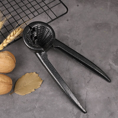 1 τμχ Creative Alloy Quick Nutcracker Walnuts Cracker Sheller Nut Opener Clip Nuts Crusher Open Fruit Shell Practical Kitchen