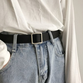 Ženski remen od mat eko kože