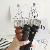 Cureaua subtire de dama cu catarama metalica