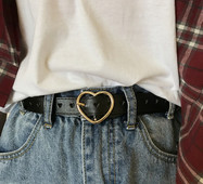 Curea de dama din piele cu catarama