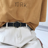 Ženski remen od eko kože sa metalnom kopčom, novi model