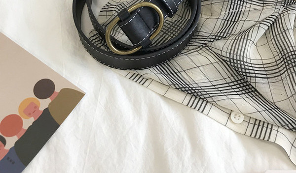 Ženski remen od eko kože sa metalnom kopčom, novi model