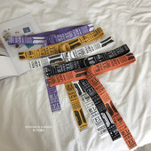 Ženski tekstilni remen sa natpisima