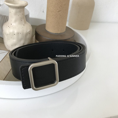 Curea de dama la moda din piele ecologica cu catarama