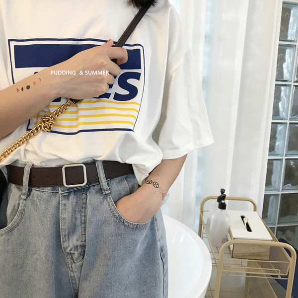 Curea de dama la moda din piele ecologica cu catarama