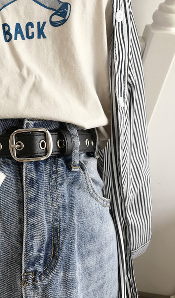 Curea de dama din piele ecologica reglabila