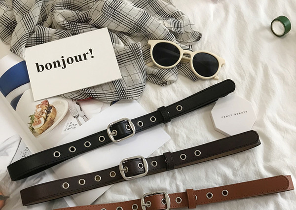 Curea de dama din piele ecologica reglabila