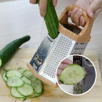 Εγχειρίδιο 6 σε 1 τρίφτης λαχανικών από ανοξείδωτο ατσάλι Lemon Cheese Vegetable Fruit Chopper Garlic Slicer Αξεσουάρ κουζίνας