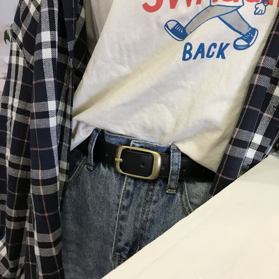 Ženski remen od eko kože sa metalnom kopčom