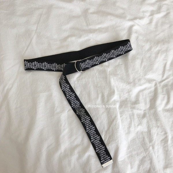 Curea textila dama cu catarama metalica