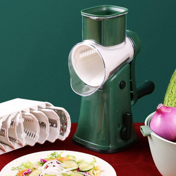 1PC Χειροκίνητος κόφτης λαχανικών Αξεσουάρ κουζίνας Πολυλειτουργικός στρογγυλός κόφτης μαντολίνου Gadgets κουζίνας πατάτας