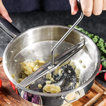 Ротационна мелница за картофи с 3 сменяеми диска, чудесна за приготвяне на пюрета или супи от зеленчуци, бебешки храни
