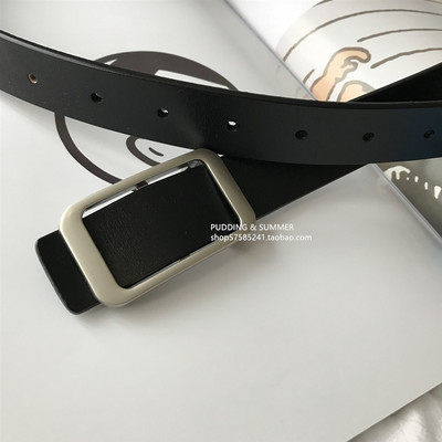 Novi model ženskog kožnog remena sa pravokutnom kopčom