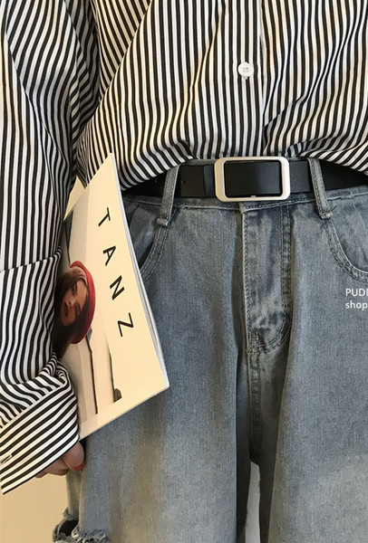 Novi model ženskog kožnog remena sa pravokutnom kopčom