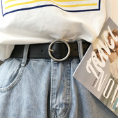 Ženski remen od eko kože sa metalnom kopčom u više boja