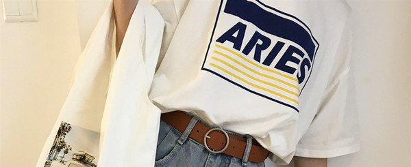 Ženski remen od eko kože sa metalnom kopčom u više boja