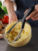 Kuhinjski dodatak od nehrđajućeg čelika 304, gnječilica za krumpir, alat za kuhanje, pire krumpir, valovita kuhala za kuhanje, kuhinjski pribor, 1 kom.