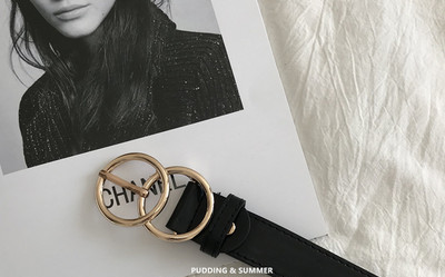 Ženski kožni remen - u crnoj i braon boji