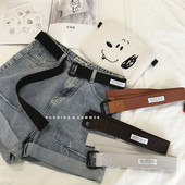 Ženski tekstilni remen sa metalnom kopčom