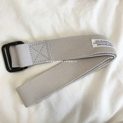 Ženski tekstilni remen sa metalnom kopčom