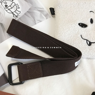 Ženski tekstilni remen sa metalnom kopčom