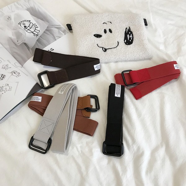 Ženski tekstilni remen sa metalnom kopčom