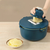 Okrugli rezač povrća Kuhinjske potrepštine Pranje povrća Odvodna košara Kombinirana kriška voća Ribelica za krumpir