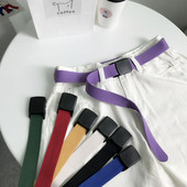 Curea de pânză pentru femei cu cataramă - mai multe culori