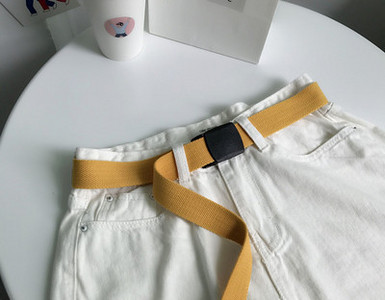 Curea de pânză pentru femei cu cataramă - mai multe culori