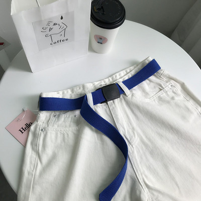 Curea de pânză pentru femei cu cataramă - mai multe culori