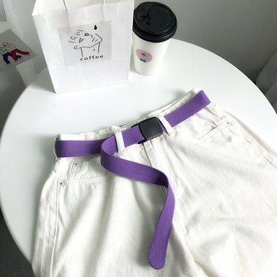 Curea de pânză pentru femei cu cataramă - mai multe culori