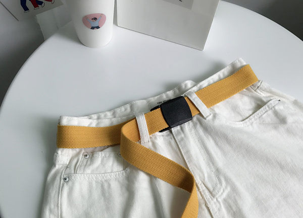 Curea de pânză pentru femei cu cataramă - mai multe culori