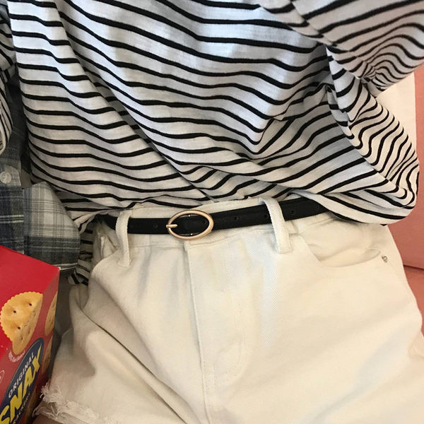 Novi model ženskog kožnog remena - sa metalnom kopčom