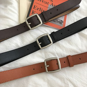 Moderan ženski kožni remen s četvrtastom kopčom