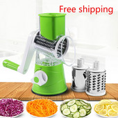 DUOLVQI Ručni rezač povrća Rezač Višenamjenski okrugli rezač mandoline Potato Cheese Kuhinjski dodaci Kuhinjski pribor