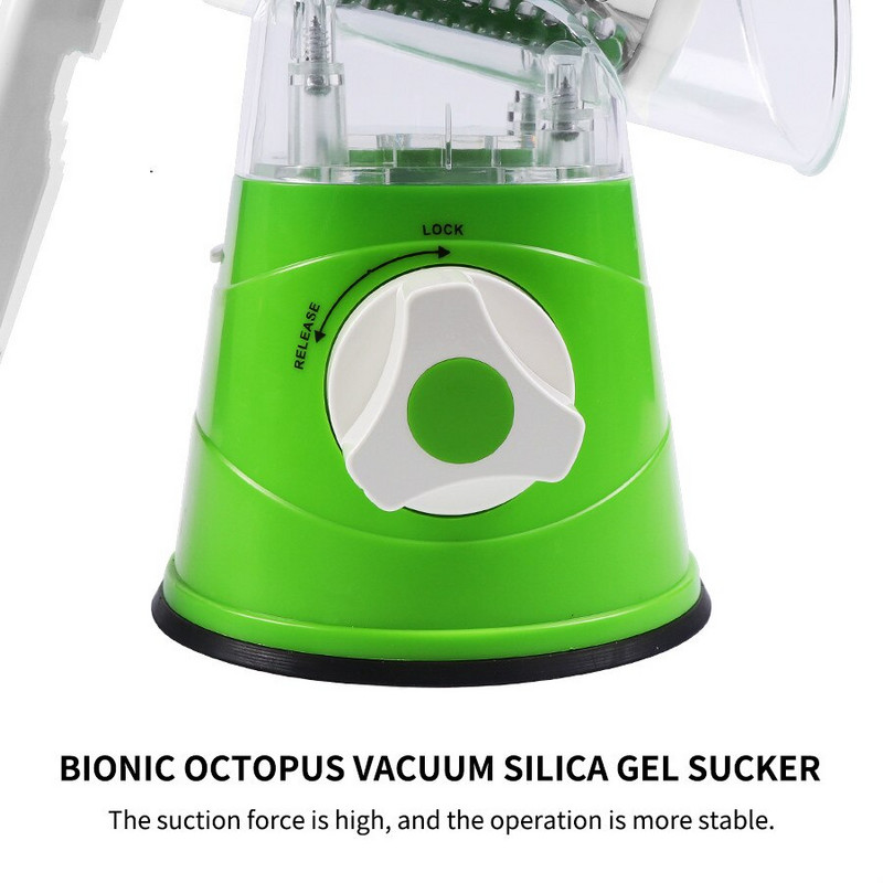 DUOLVQI Ručni rezač povrća Rezač Višenamjenski okrugli rezač mandoline Potato Cheese Kuhinjski dodaci Kuhinjski pribor