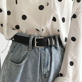 Curea de dama din imitatie de piele cu catarama