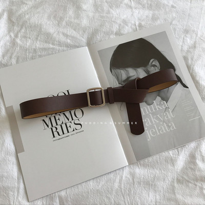 Cureaua casual dama cu catarama metalica model curat