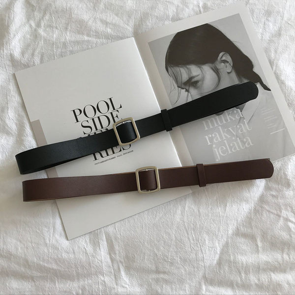 Cureaua casual dama cu catarama metalica model curat