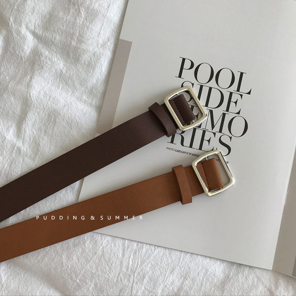 Cureaua casual dama cu catarama metalica model curat