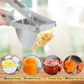 Gnječilica za krumpir Ručna preša za ulje od nehrđajućeg čelika Višenamjenska dječja hrana Sokovnik za piree od voća i povrća Kuhinjski pribor
