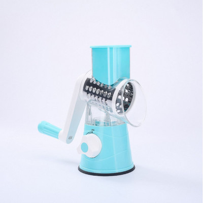 Ručni valjak za rezanje povrća Sjeckalica za krumpir Rende za mrkvu Odvojive 3 oštrice od nehrđajućeg čelika Neklizajuća baza Mlinac za meso