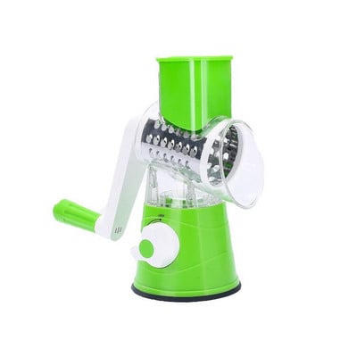 Ručni valjak za rezanje povrća Sjeckalica za krumpir Rende za mrkvu Odvojive 3 oštrice od nehrđajućeg čelika Neklizajuća baza Mlinac za meso