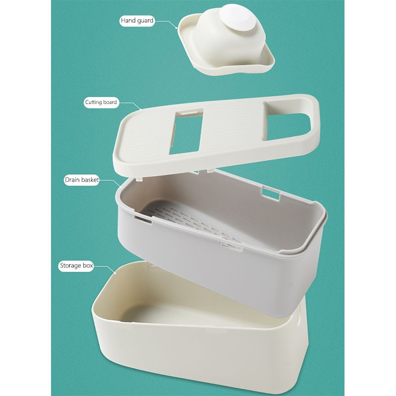 Višenamjenski rezač povrća Sjeckalica za krumpir Kućni stroj za čips Sjeckalica za rotkvice Kuhinjski alati za voće i povrće