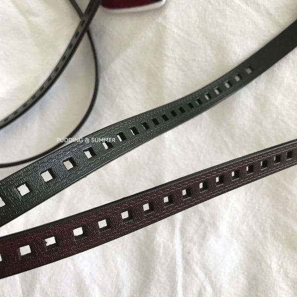 Novi model ženskog kožnog remena crne boje