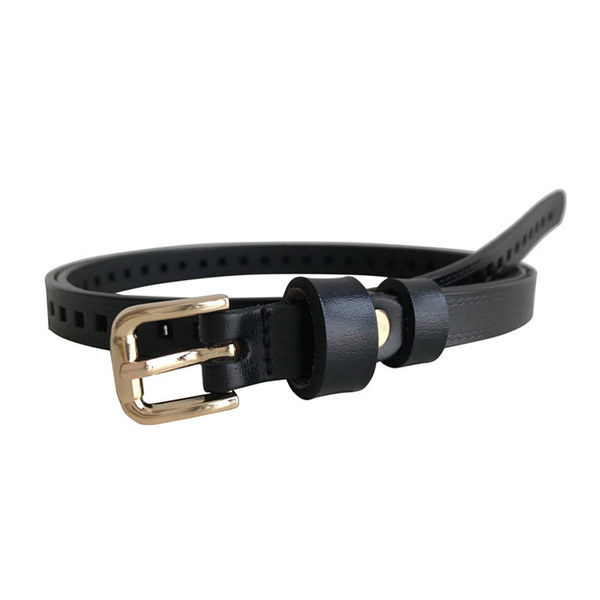 Novi model ženskog kožnog remena crne boje