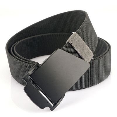 Férfi alkalmi textil öv fém csattal